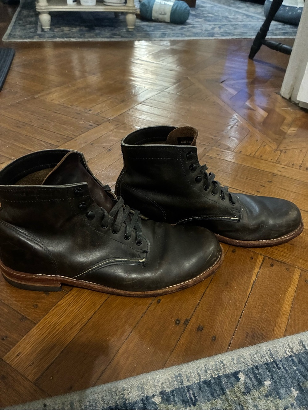 Men's Wolverine 1000 Mile Plain Toe Boots